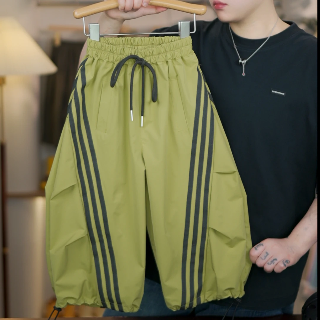 【小蛋壳】现货—夏季编制裤子儿童2025夏季薄款男童宽松空调长裤