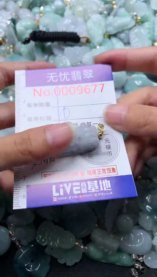 颈饰未镶嵌翡翠9677