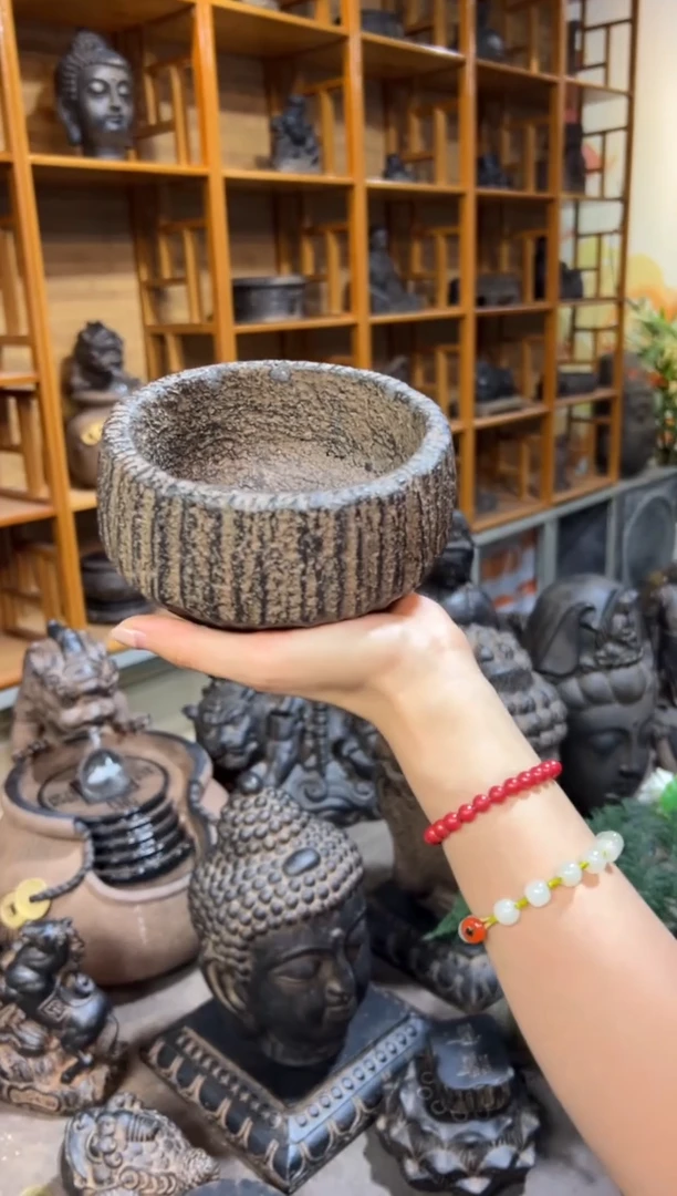 陶土【火山泥】小石钵