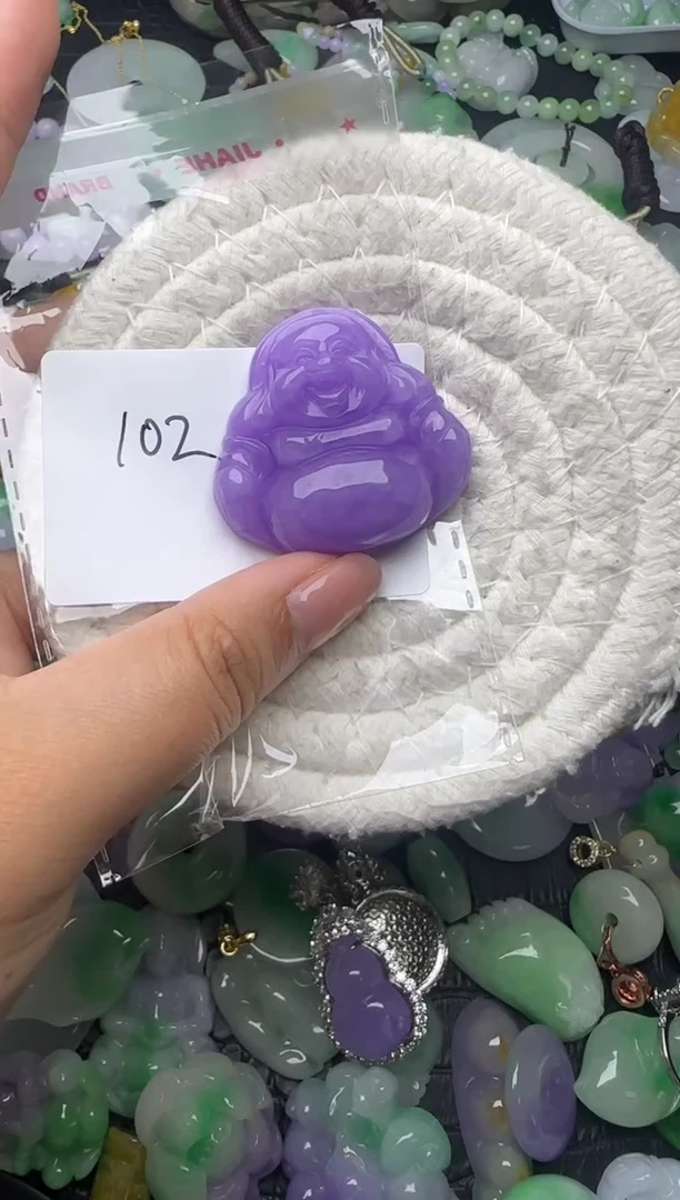 颈饰未镶嵌翡翠缅甸翡翠吊坠