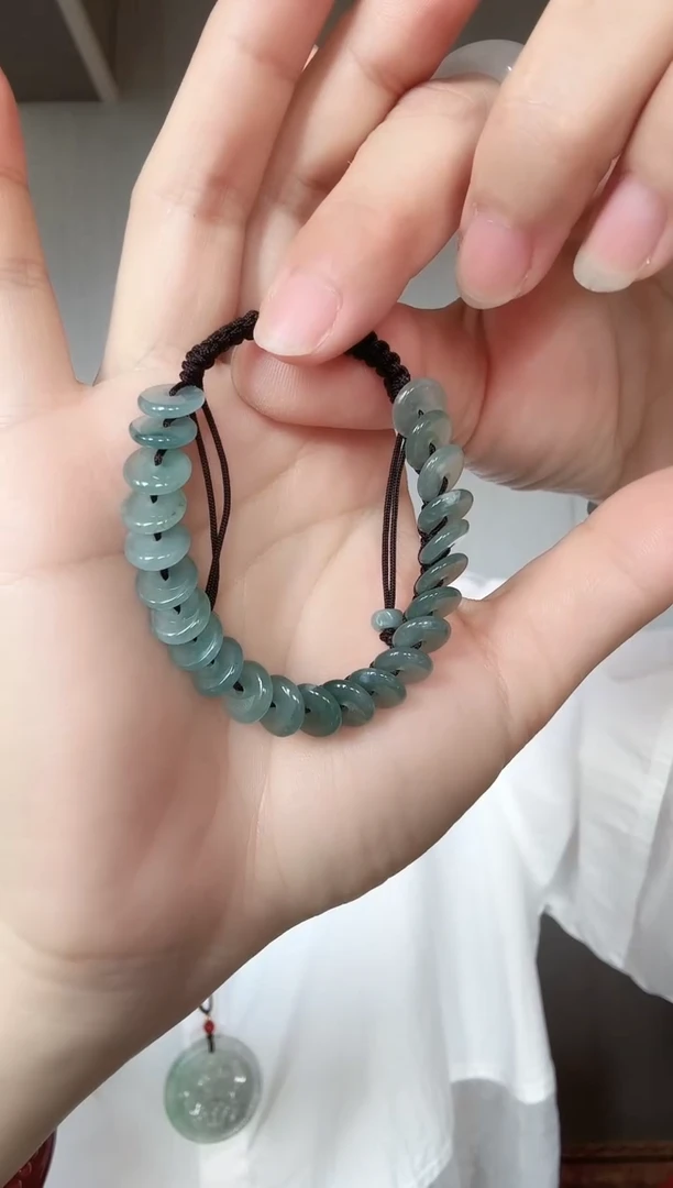 未镶嵌手链翡翠翡翠A货高冰手链