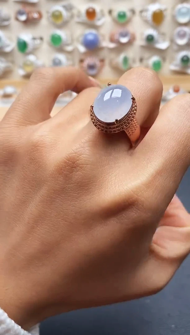 未镶嵌戒指翡翠缅甸天然A货翡翠2 3-4