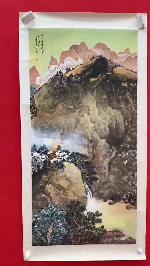 国画Z/蔡云飞-8平尺国画出书原作