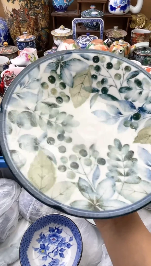 瓷片千代源22X6尺寸六六工艺品瓷器