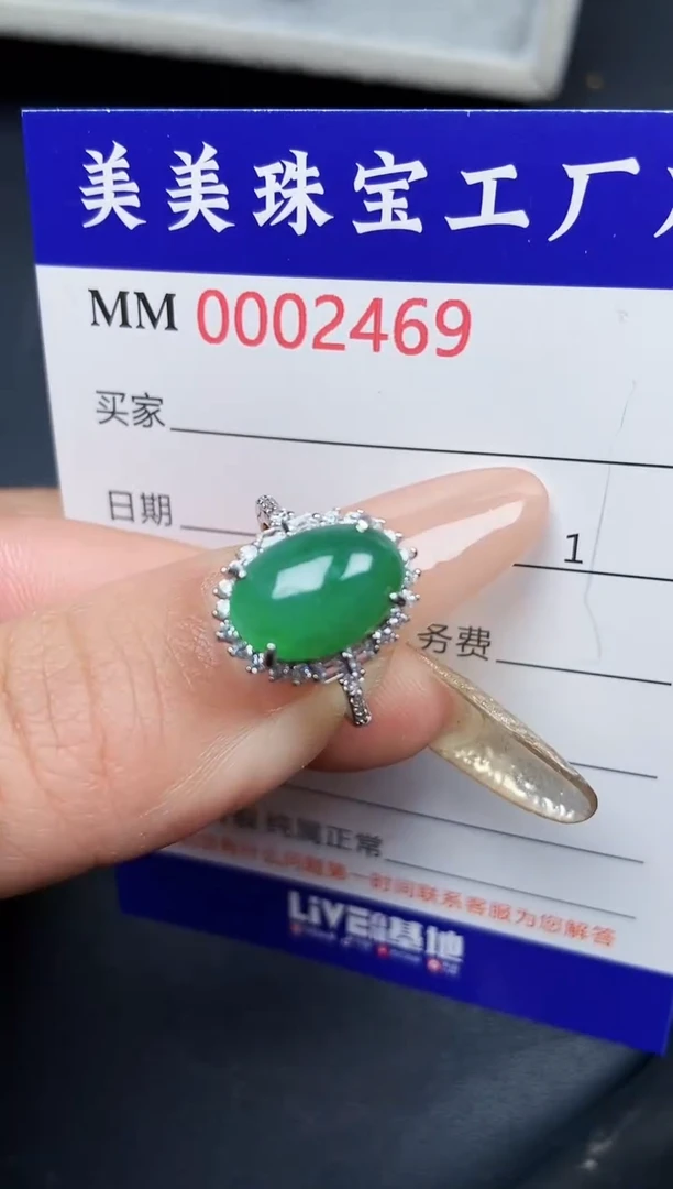 【闪购商品】翡翠颈饰银S925镶嵌2469