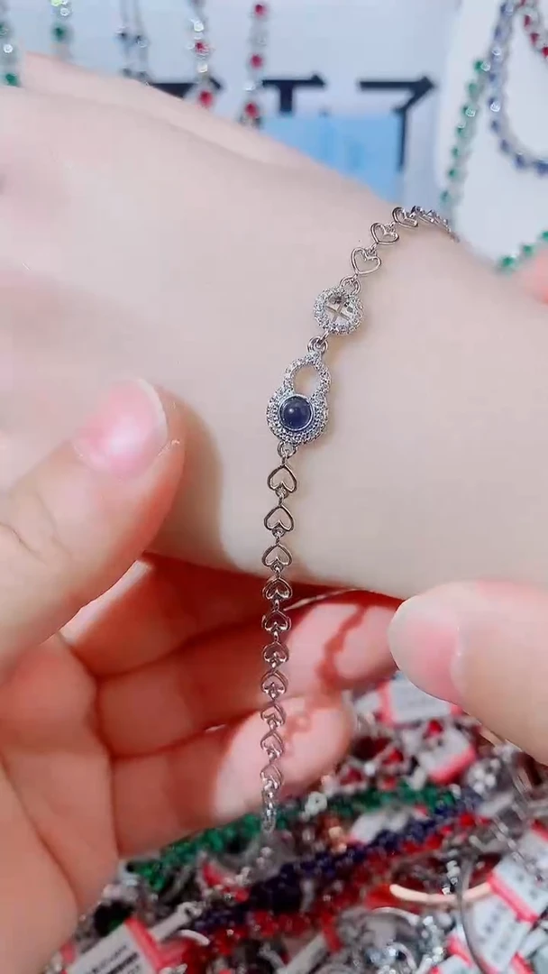 手链蓝宝石未镶嵌