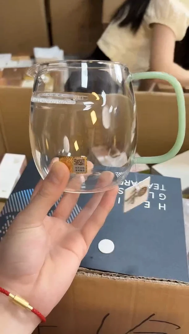 禾器-澄然煮茶器-浅玉色-金瓦盒