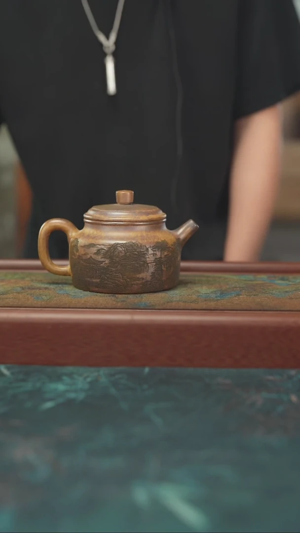 茶杯紫砂6.22    大光紫砂柴烧德钟