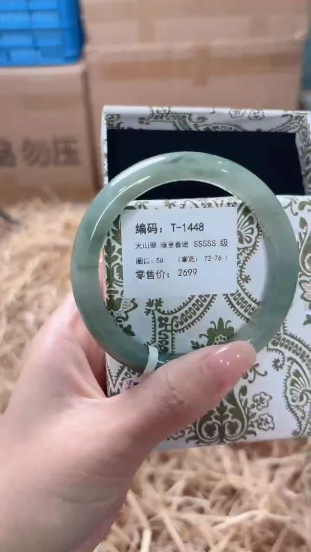 未镶嵌手镯石英质玉T-1448