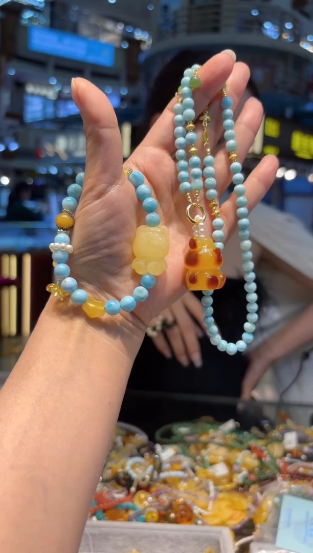 琥珀套链未镶嵌【 多样性发一 】