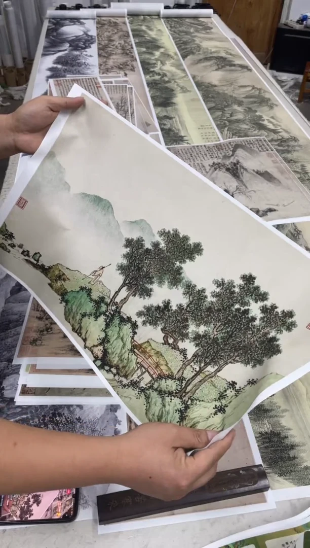 沈周 落花诗意 艺术微喷