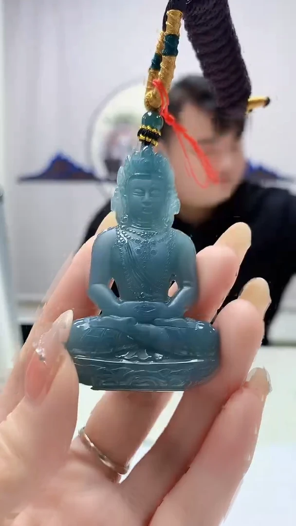 定制翡翠未镶嵌5060DD-毛货挂件104