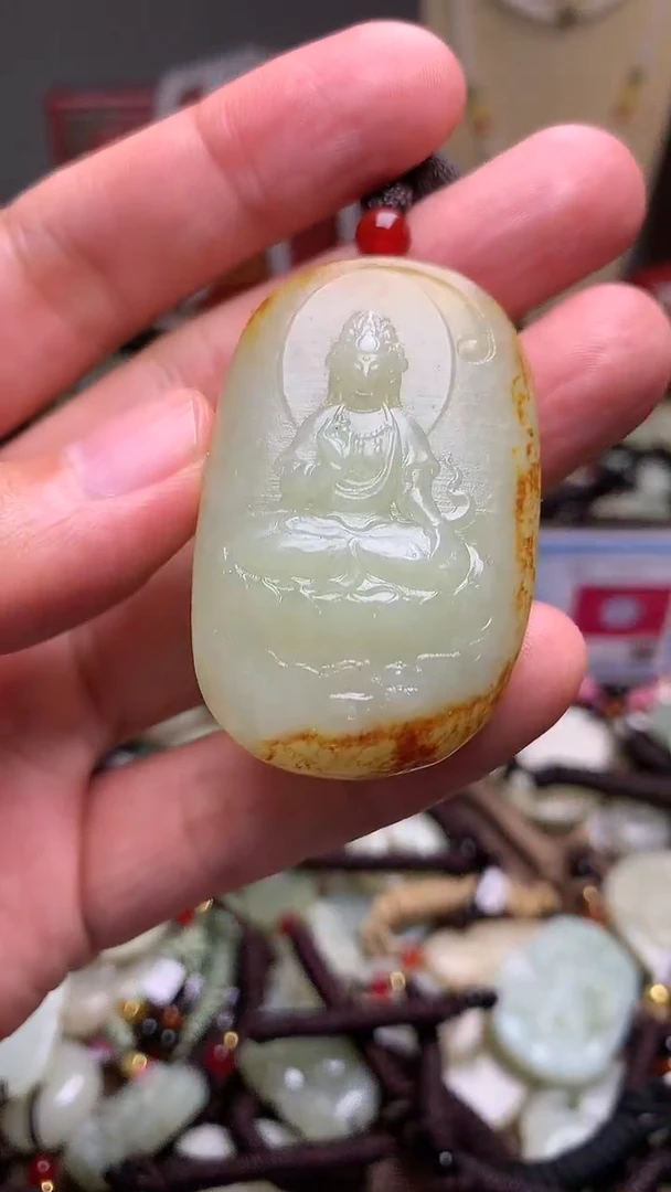 颈饰未镶嵌和田玉新疆料青海料清水和田玉吊坠