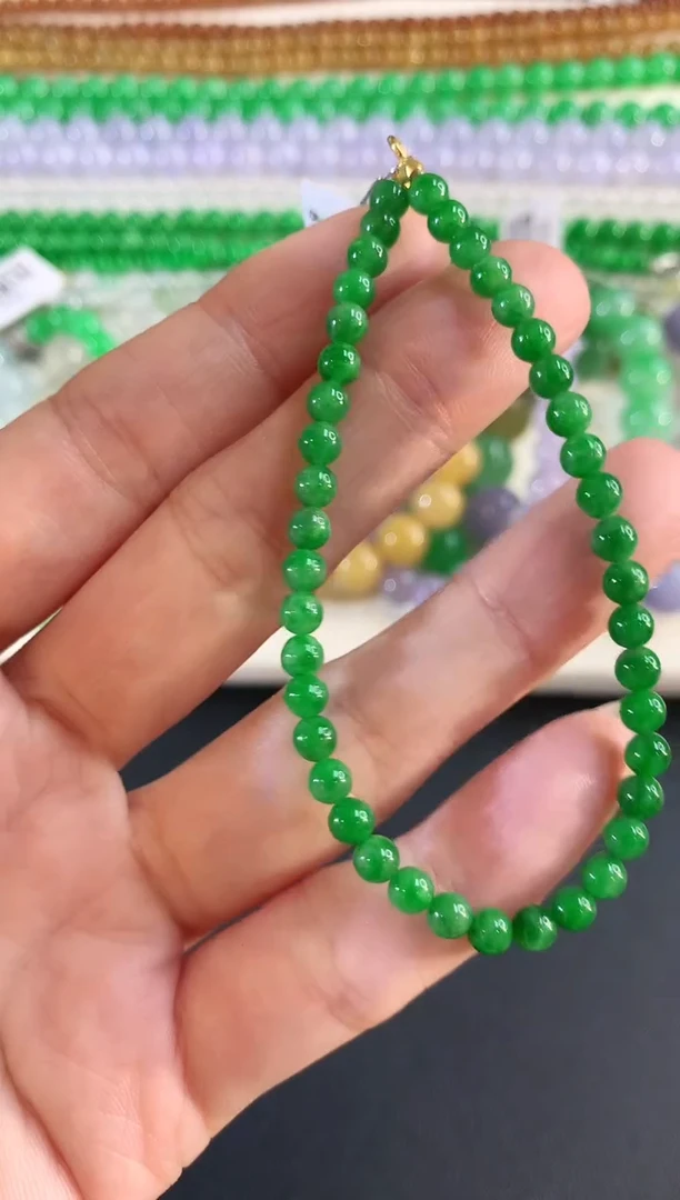 未镶嵌手串翡翠115|