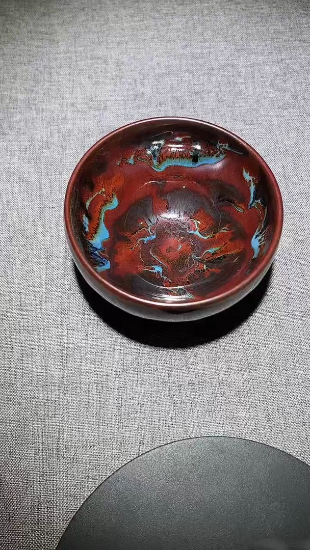 茶盏阅染龙窑叶涵17