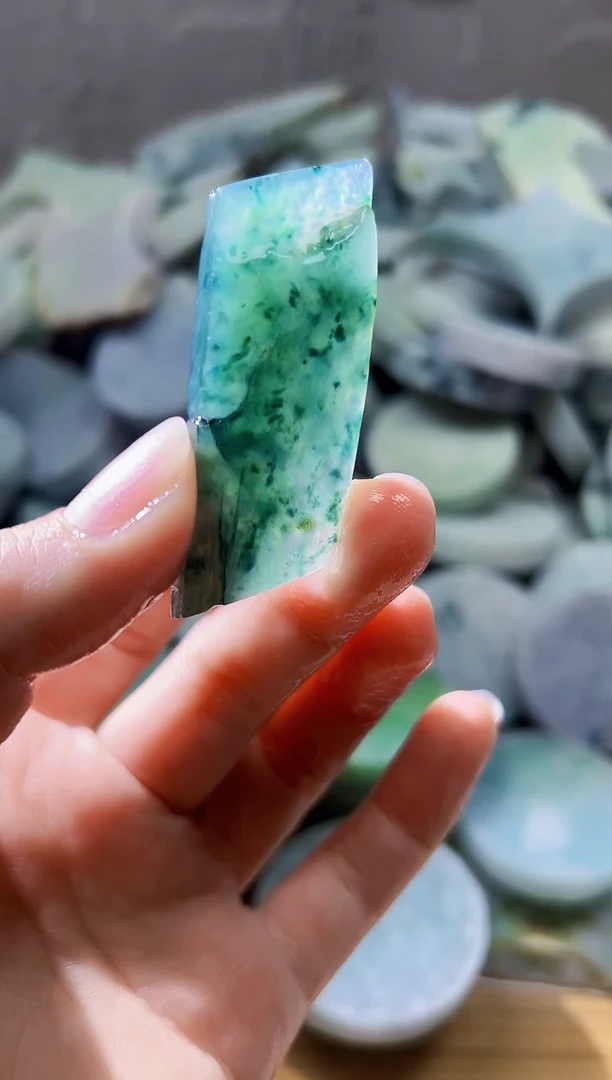 裸石翡翠天然翡翠A货余 南 948