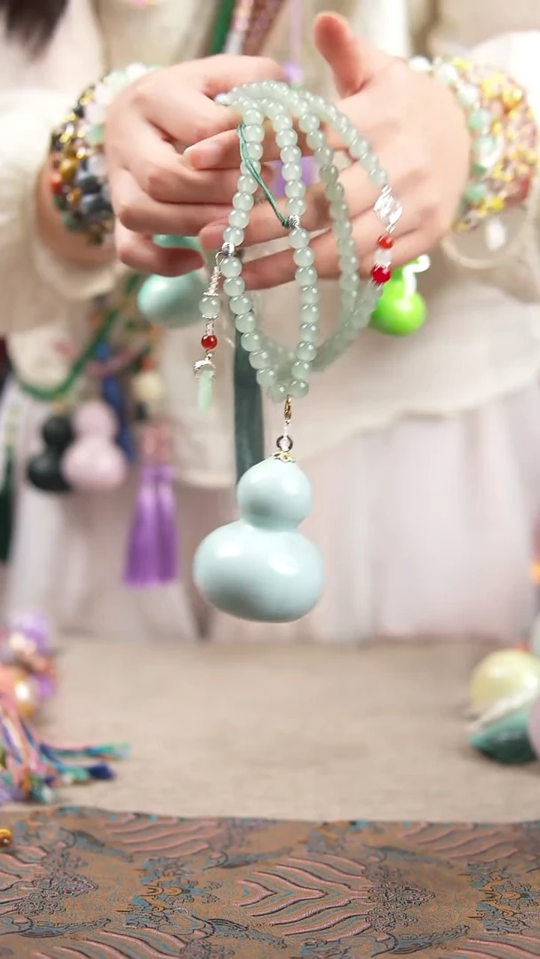 064斜跨玖澄文创漆艺葫芦国风配饰葫芦系列