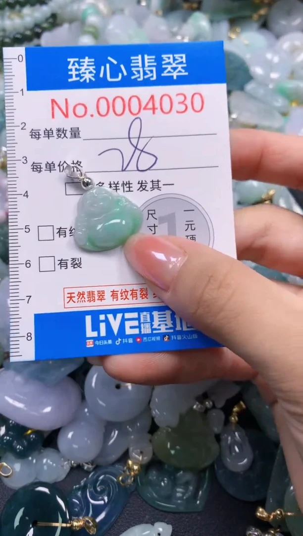 吊坠(不含链)未镶嵌翡翠4030