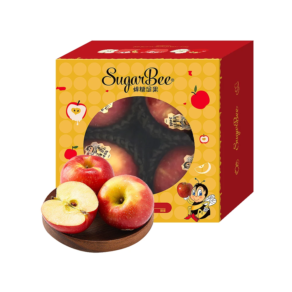 美国SugarBee蜂糖苹果 4粒 (单果150g+)