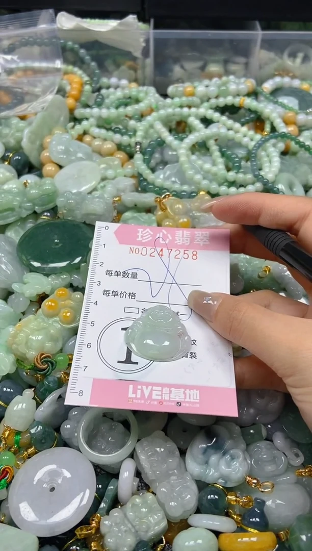 翡翠未镶嵌颈饰闪购0247258
