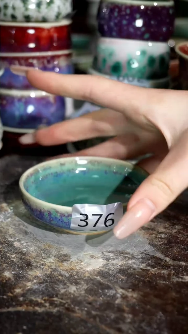 摆件精品窑变钧瓷茶器