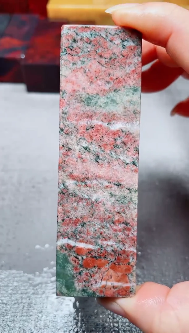 玉桂林鸡血玉素章--21