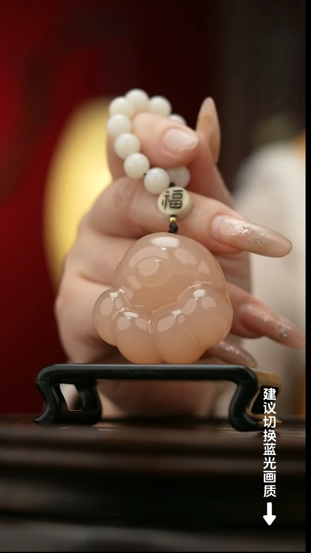 玉【小猫爪】天然玉石手把件