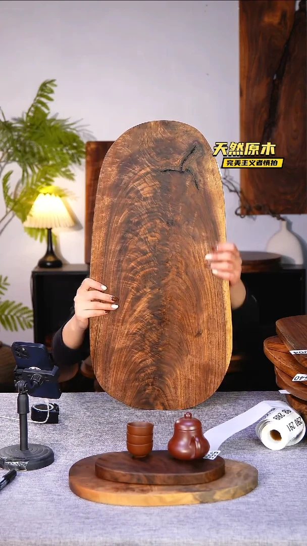 木北美黑胡桃原木.干裂疤结不属于商品质量问题完美主义者慎拍