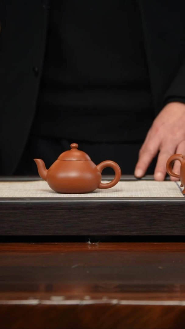 【闪购商品】紫砂茶壶朱泥梨型