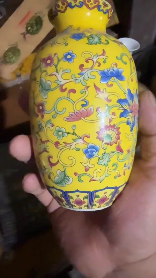 木闪电购链接精品摆件小黄宽口