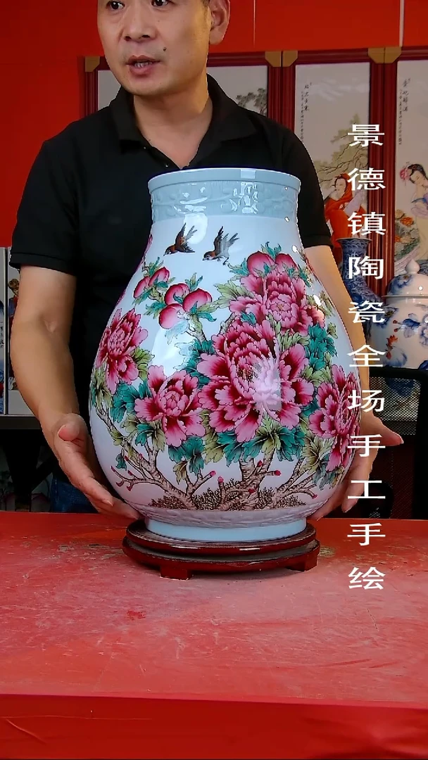 摆件景德镇陶瓷 全场手工手绘