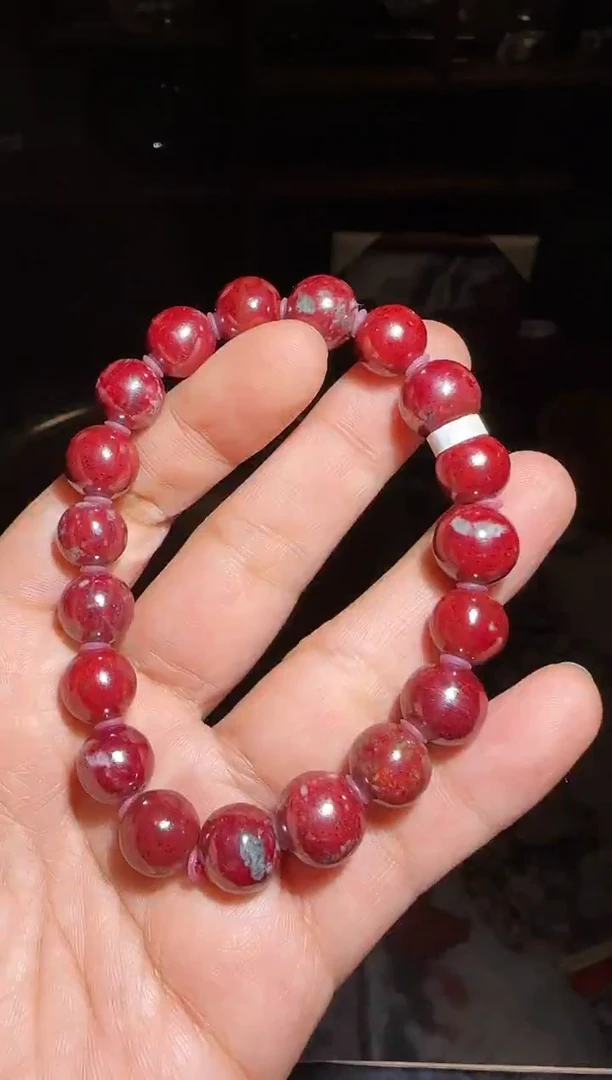 天然辰砂朱砂手链6