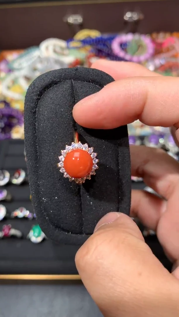 未镶嵌南红玛瑙戒指P22【多样性发其一】