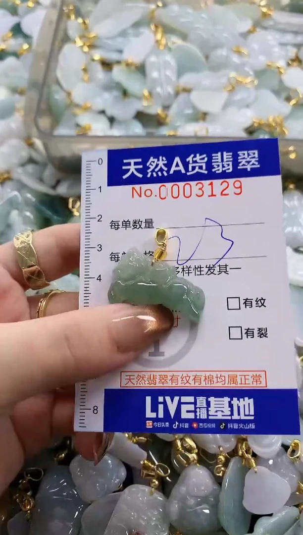 颈饰未镶嵌翡翠天然A货翡翠