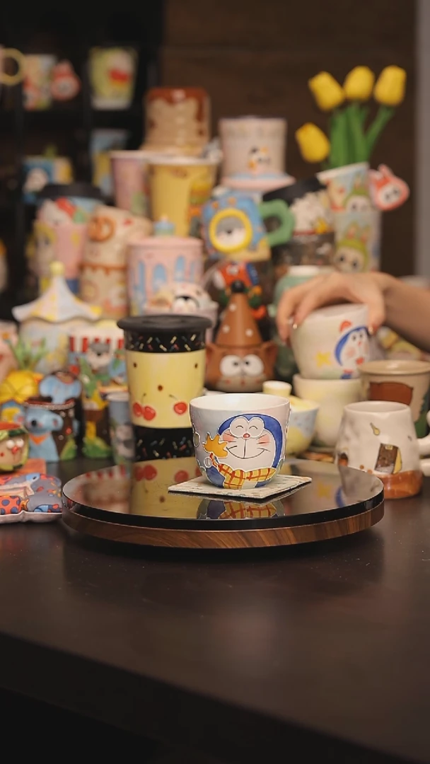 景德镇釉下彩绘设计师款式陶瓷