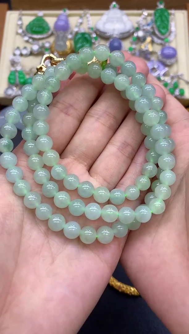 颈饰未镶嵌翡翠44-中国好珍宝