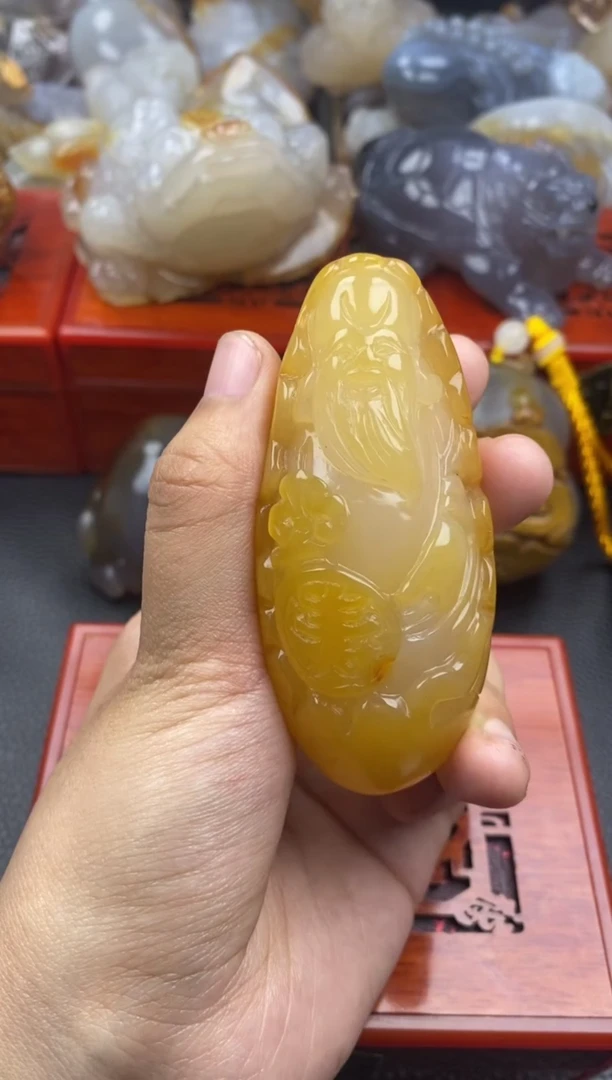 玛瑙/玉髓手把未镶嵌S***i00