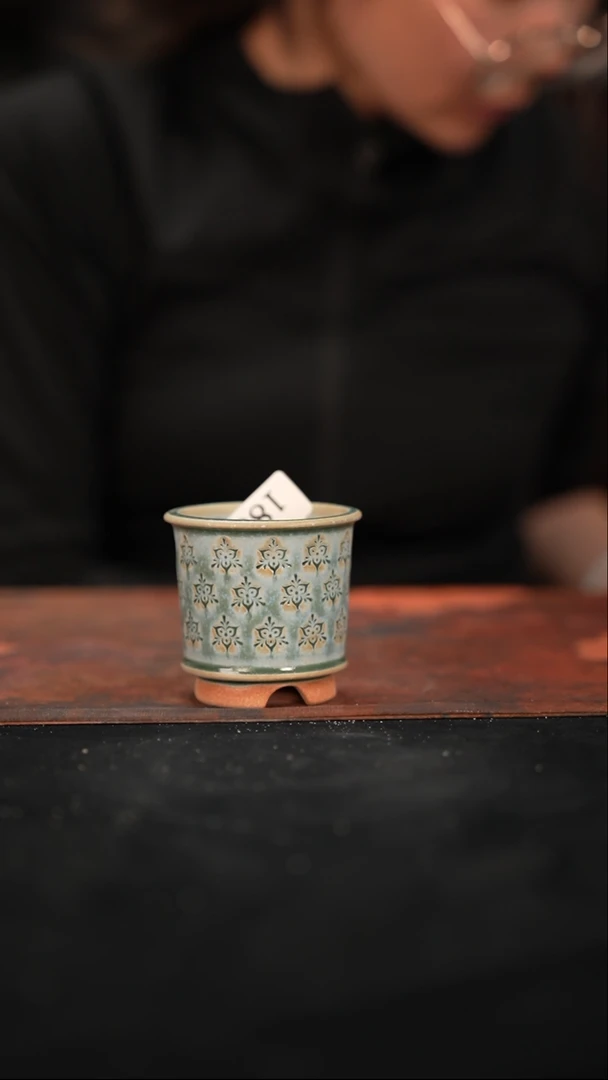 陶瓷6-6-180微瑕花盆口径5.5