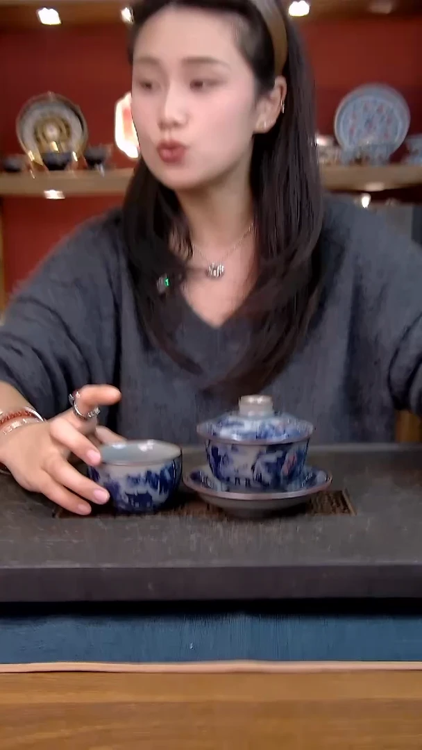 简装家用款2件套 老陶泥开片纹陶瓷茶具