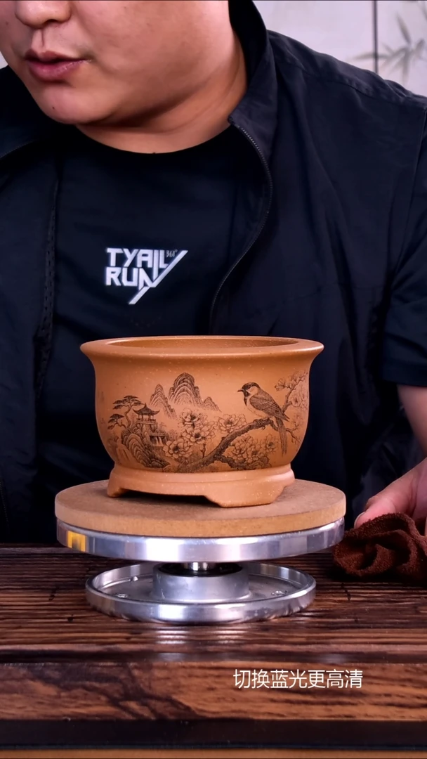 紫砂花盆紫砂花盆内口10-7