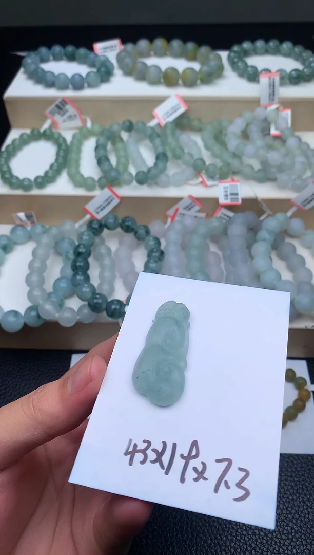 未镶嵌定制翡翠我*如意