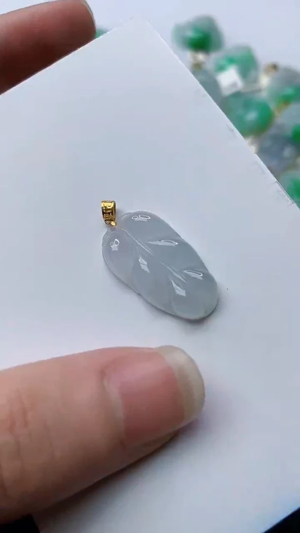 【闪购商品】翡翠颈饰18K金镶嵌77..........