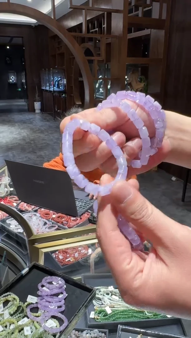 【闪购商品】紫晶手链未镶嵌27【】多样性发一
