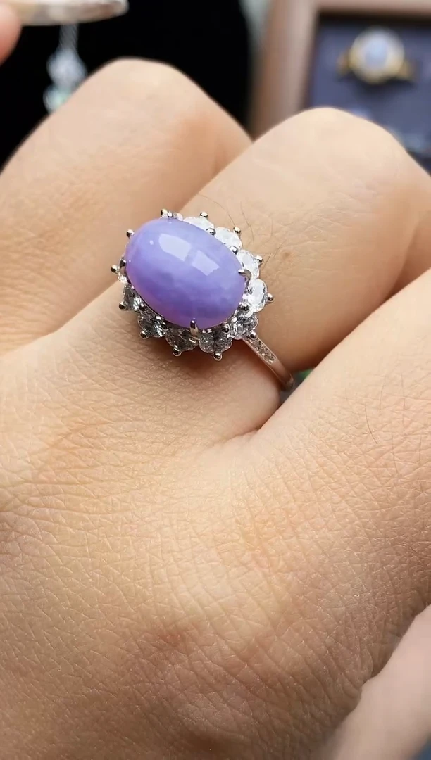 银S925镶嵌戒指翡翠2706