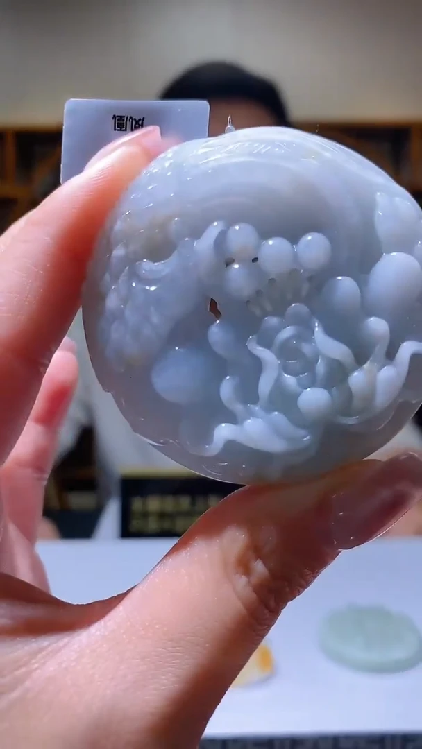 【闪购商品】定制翡翠未镶嵌36/0217/W/发其一件/花