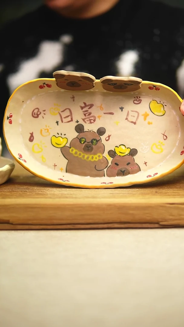 @@陶园瓷舍@@纯手工手绘@高温釉下彩