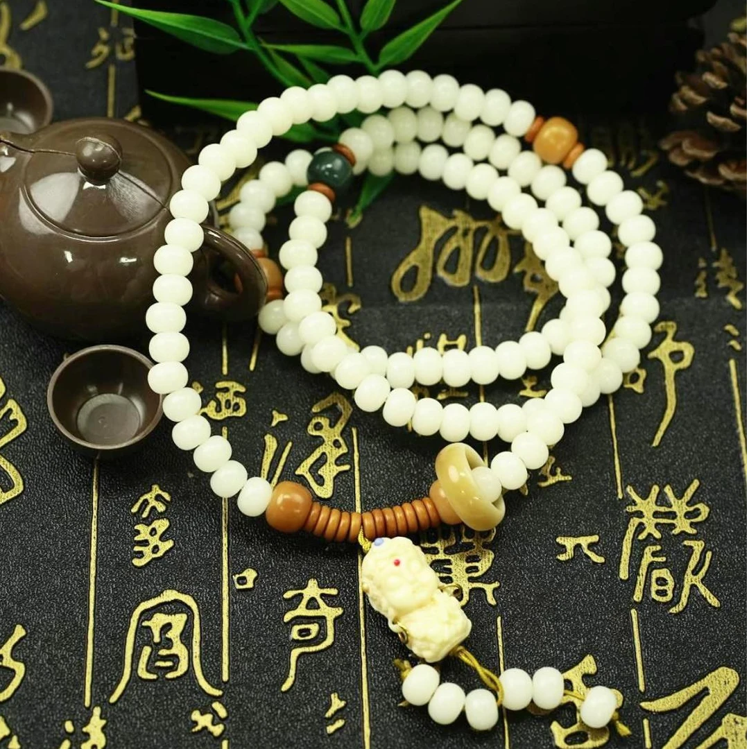 mtl-301 无礼盒精选白玉菩提手串