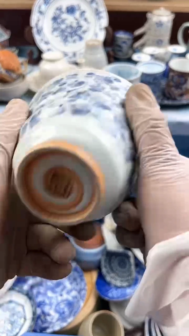 瓷片英歌瓷器满19.9包邮