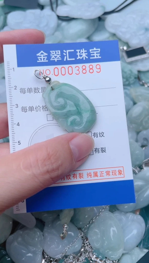 颈饰未镶嵌翡翠3889