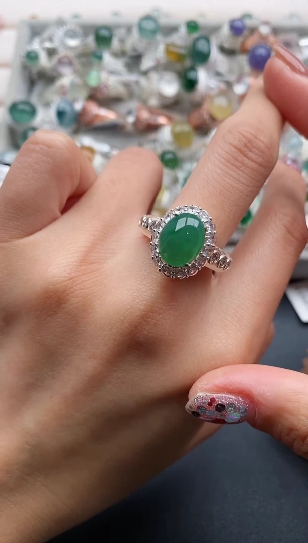 未镶嵌戒指翡翠缅甸天然A货翡翠333   8-